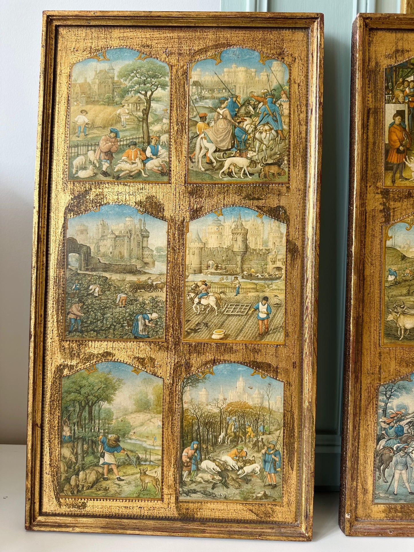 Peintures, scènes médiévales - Les Choses Particulières