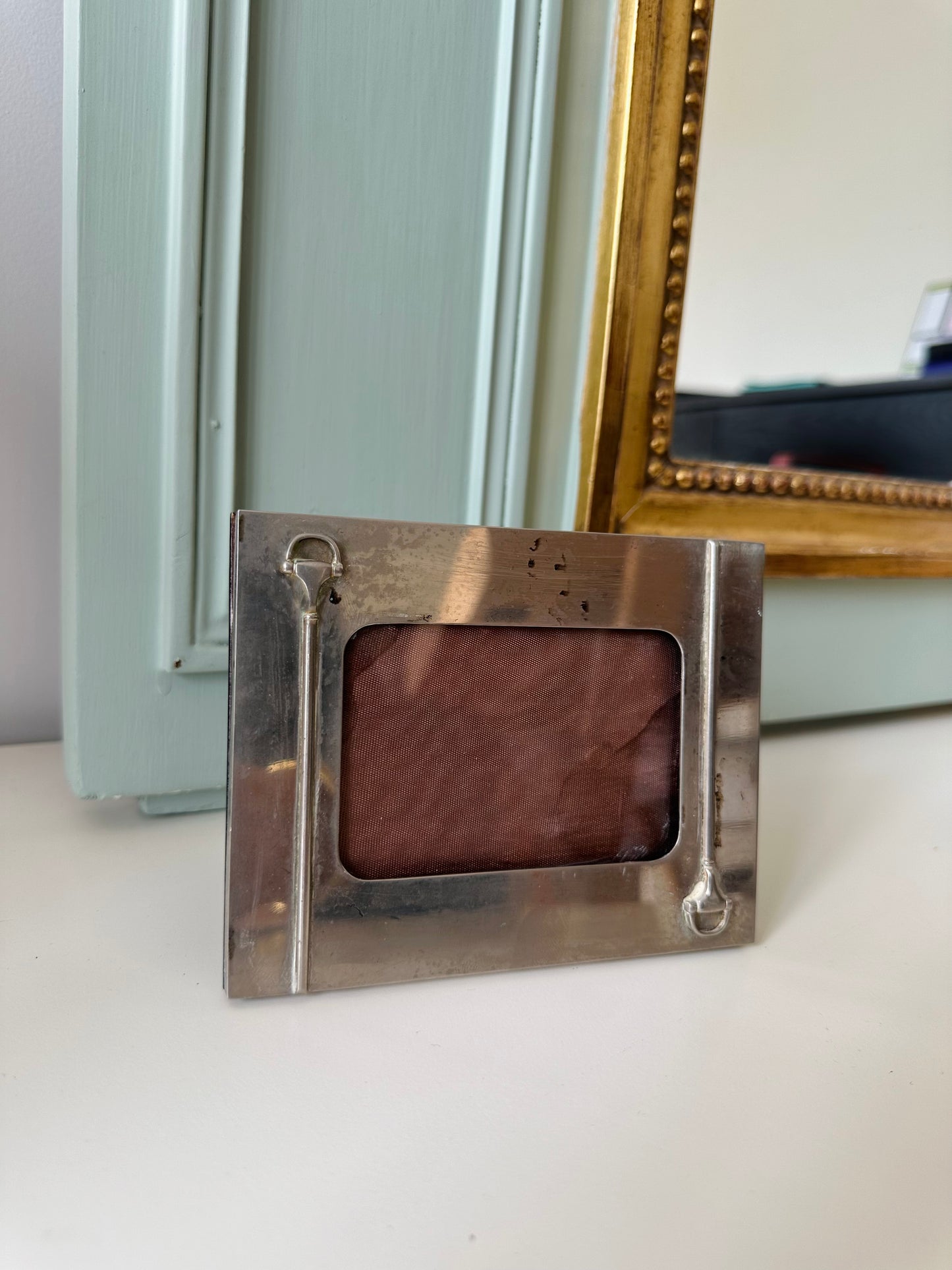 Cadre en argent années 70 style Gucci - Les Choses Particulières