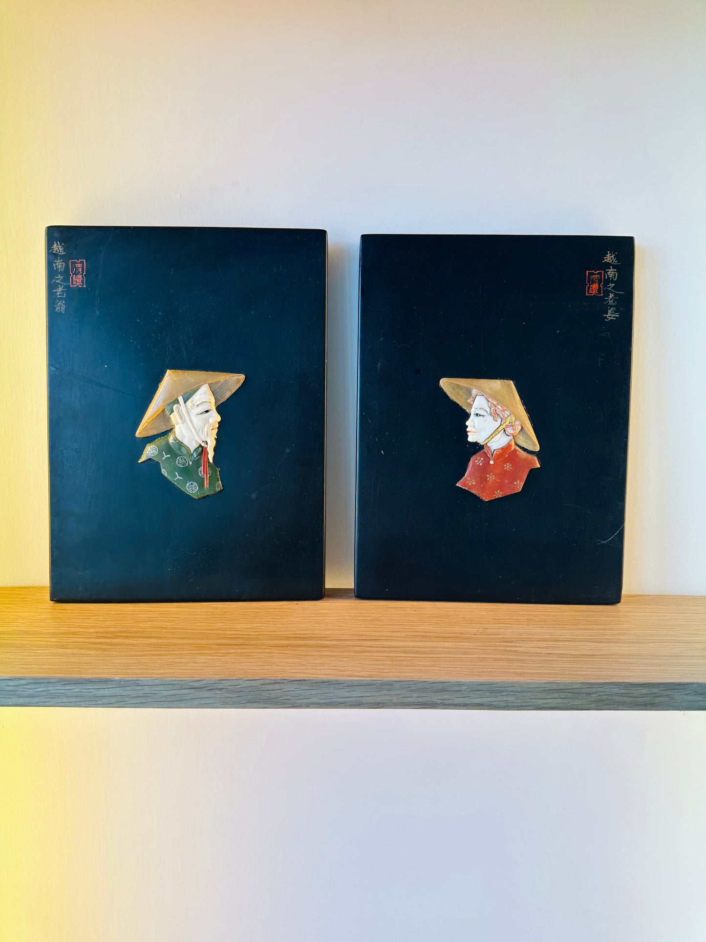 Paires de tableau laqués, Vietnam - Les Choses Particulières