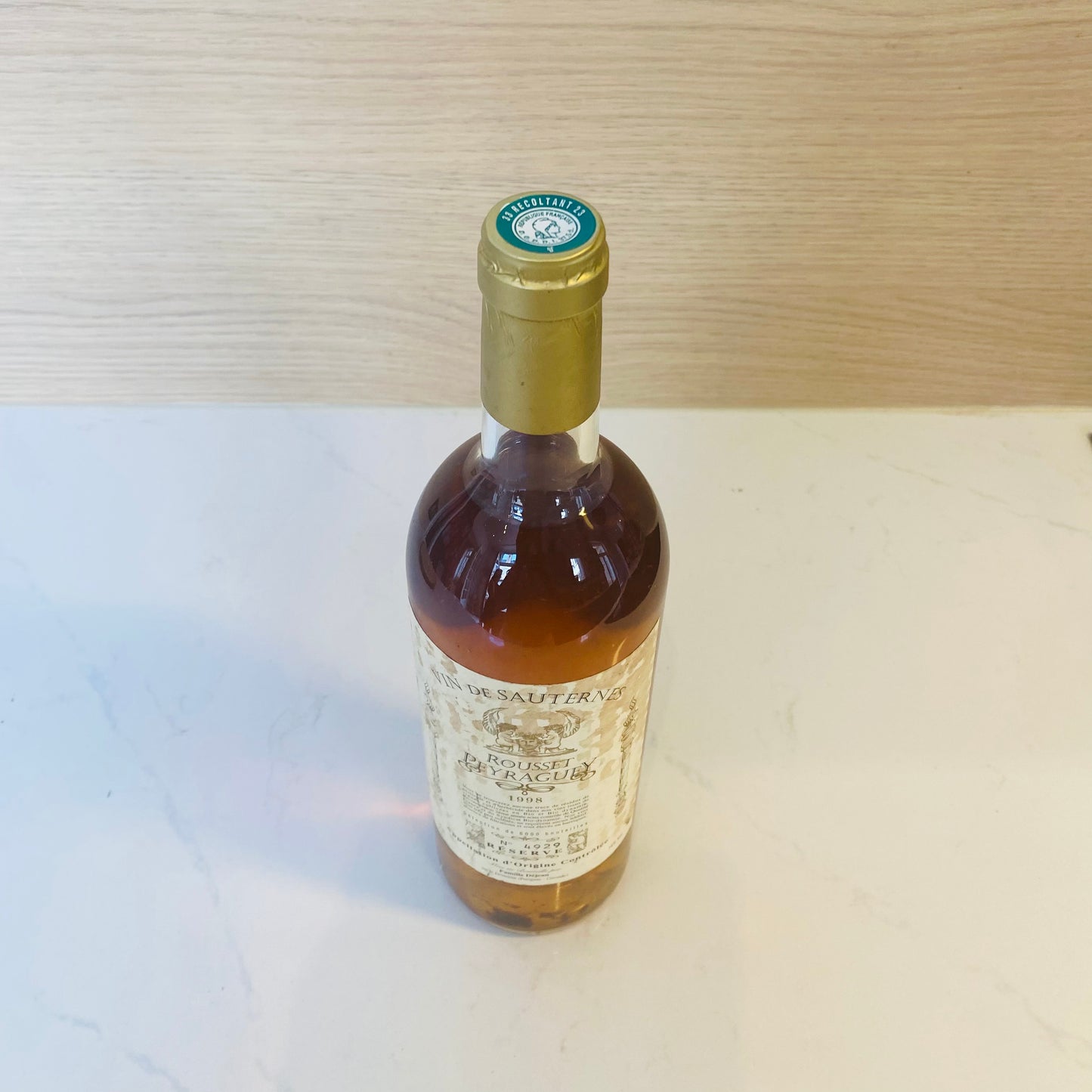 Château Rousset Peyraguey Sauternes 1998 - Les Choses Particulières