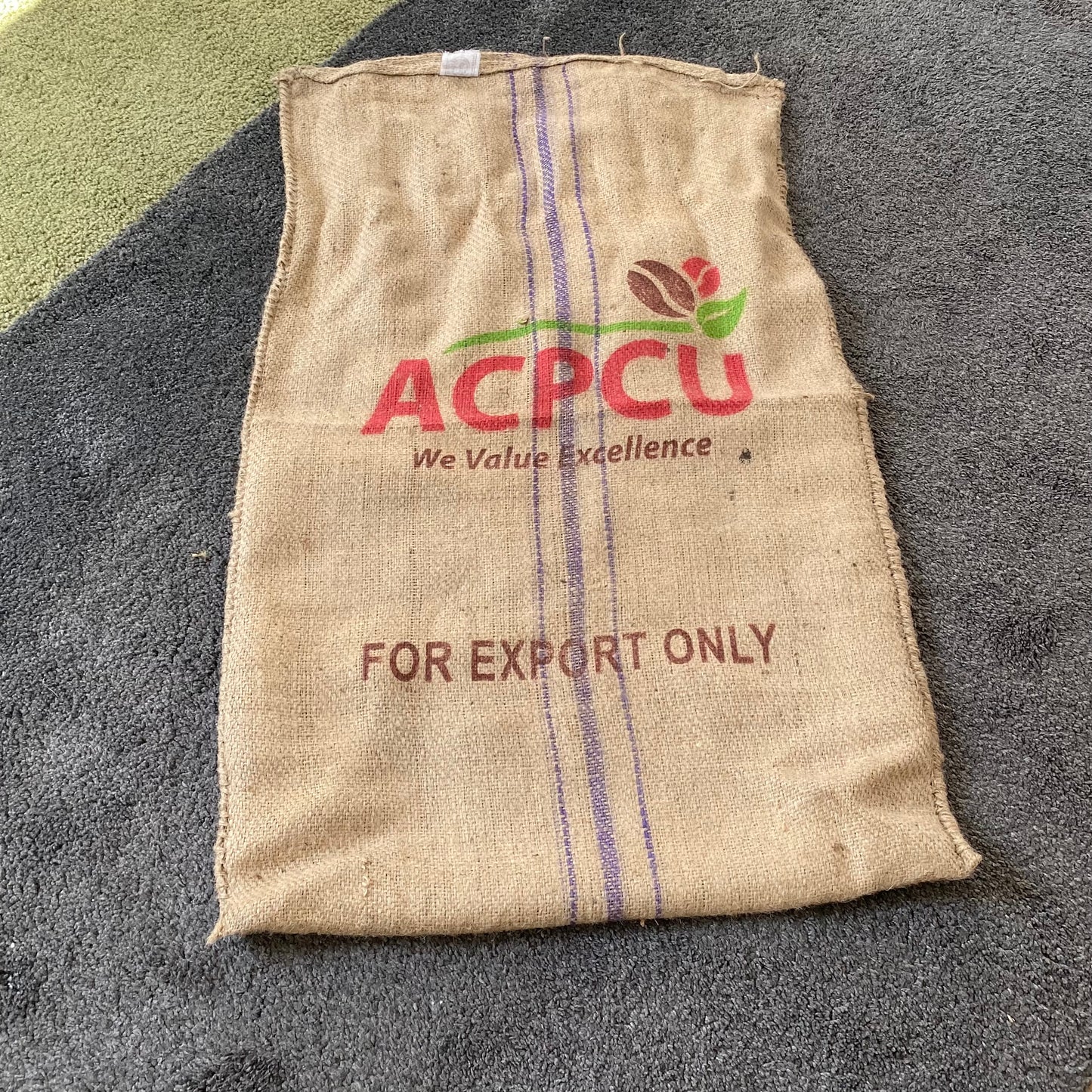 Véritable sac à café en toile de jute - Les Choses Particulières