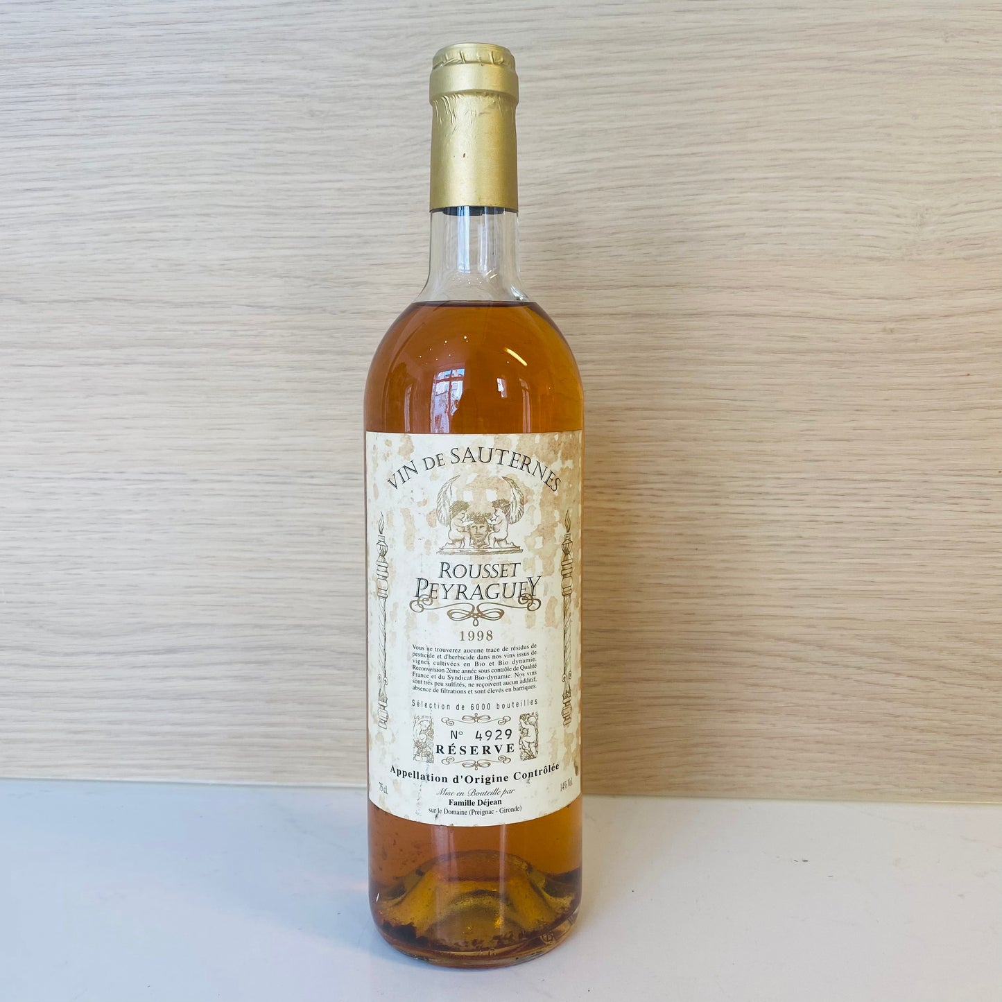 Château Rousset Peyraguey Sauternes 1998 - Les Choses Particulières
