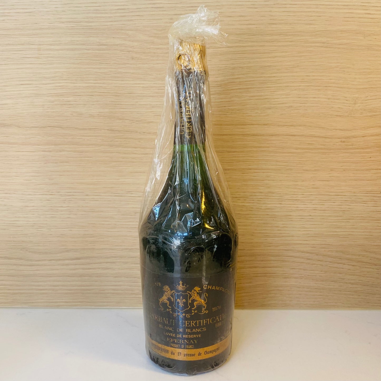 Champagne Charbaut 1976 Blanc de blancs - Les Choses Particulières