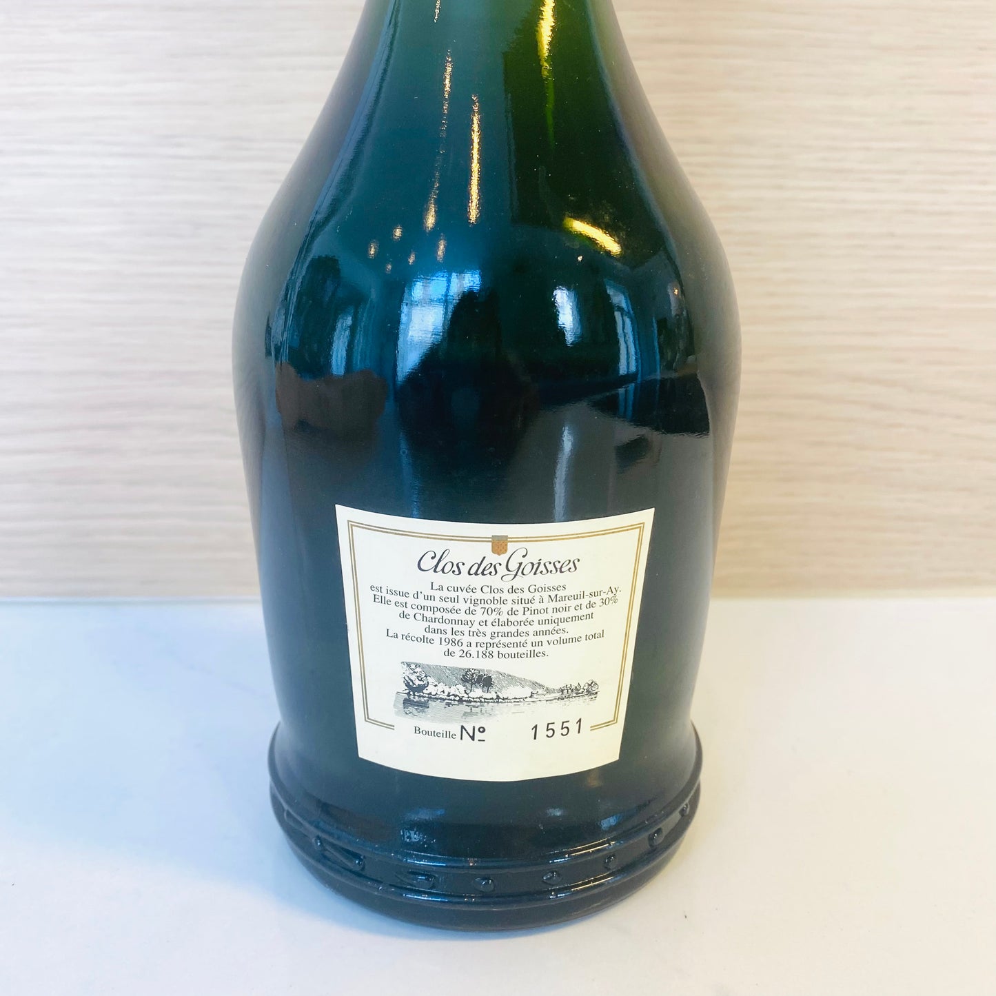 Clos des Goisses 1986 Champagne Philiponnat - Les Choses Particulières