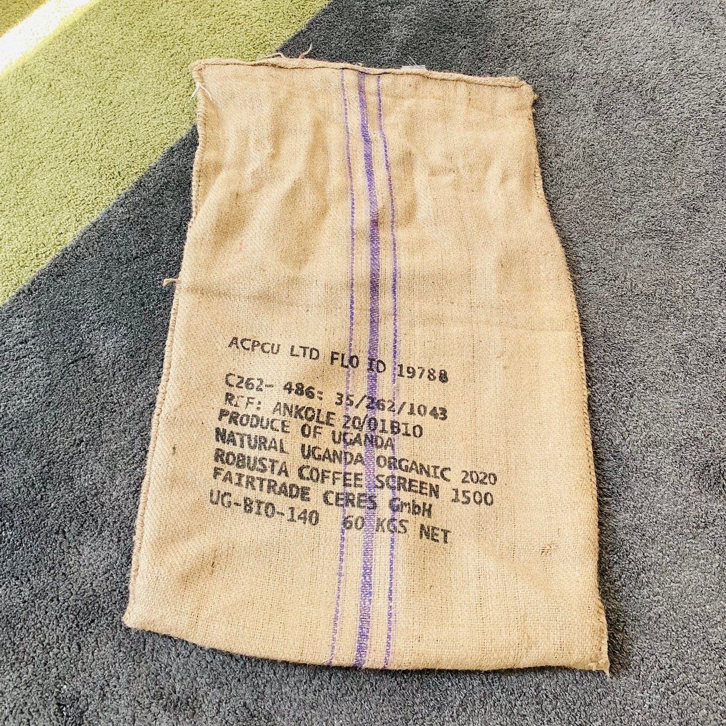 Véritable sac à café en toile de jute - Les Choses Particulières