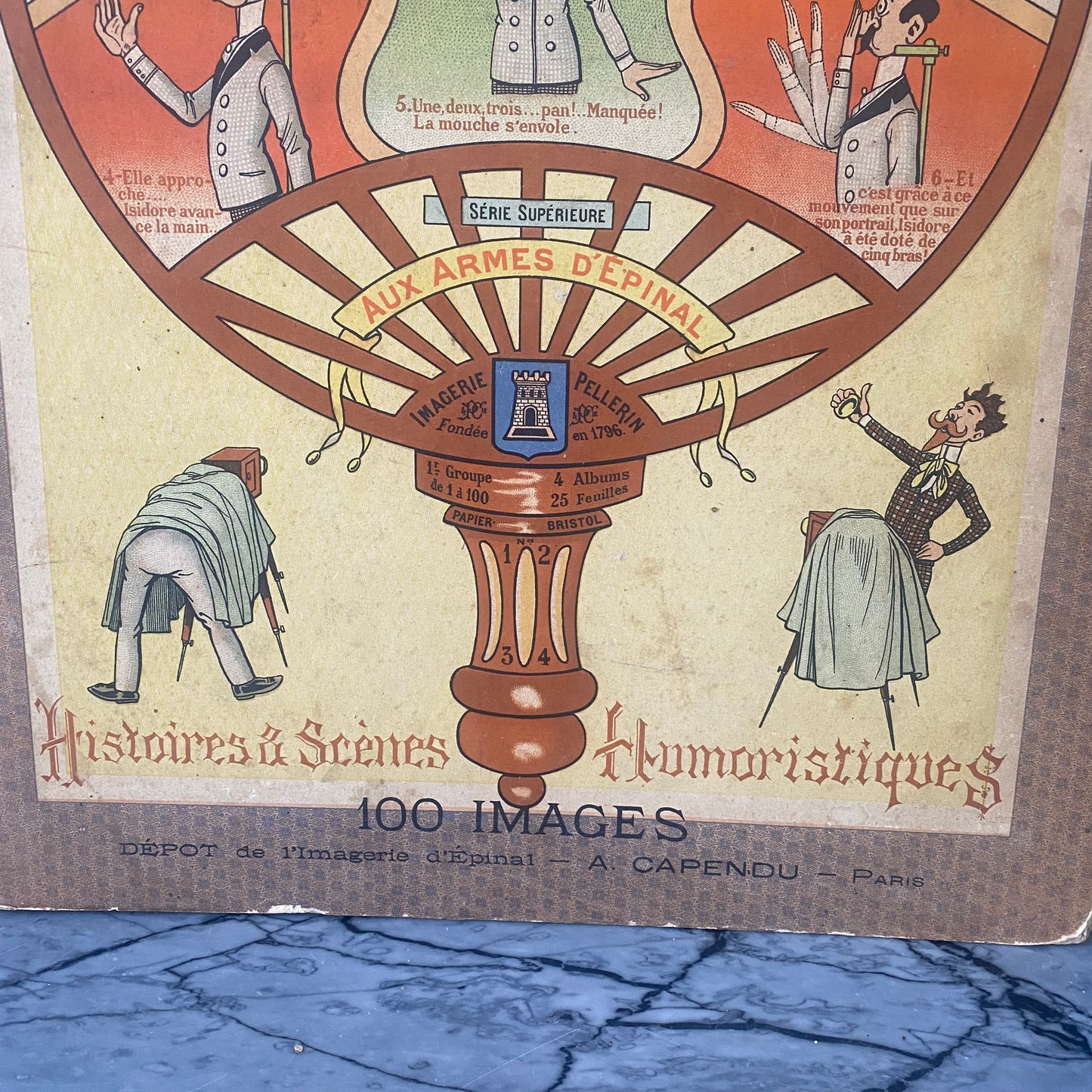 Album ancien d’images d’Epinal. Histoires & scènes humoristiques - Les Choses Particulières
