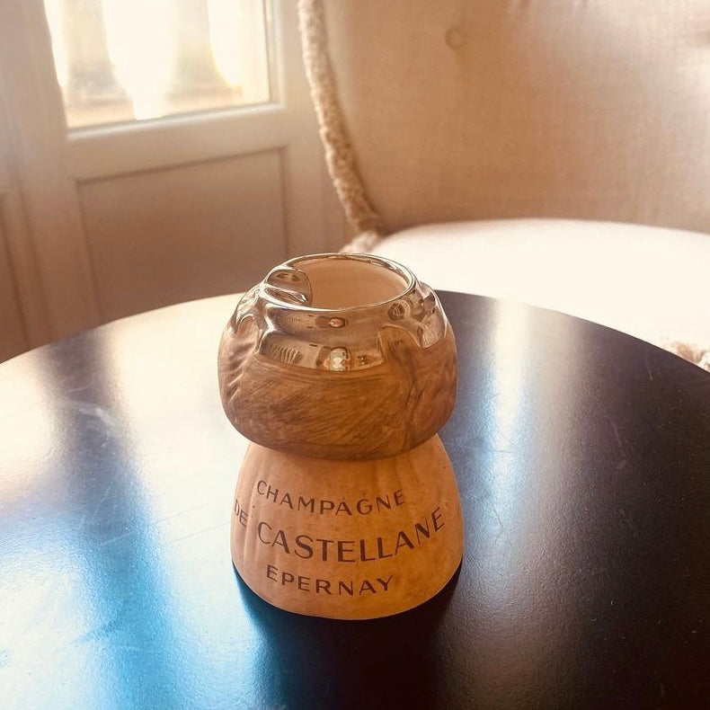 Cendrier publicitaire Vintage Champagne de Castellane - Les Choses Particulières