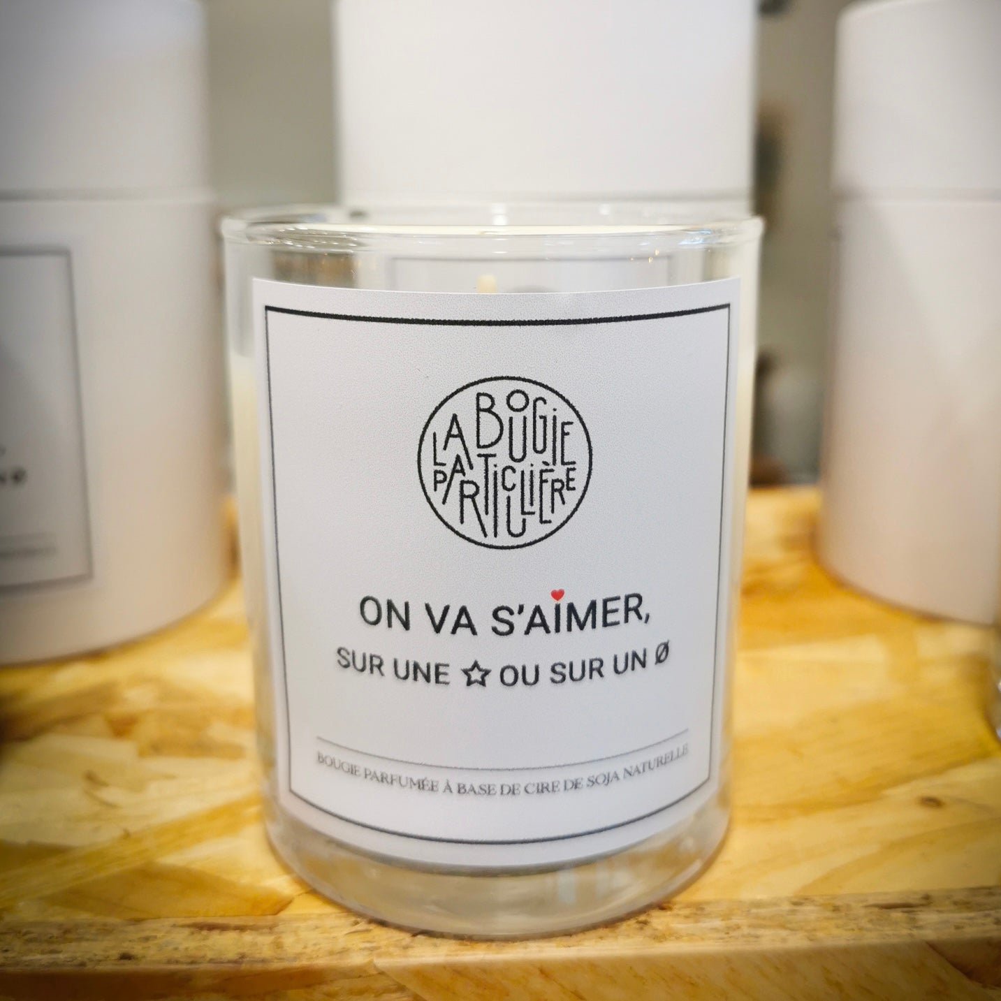 Bougie ON VA S'AIMER - Les Choses Particulières