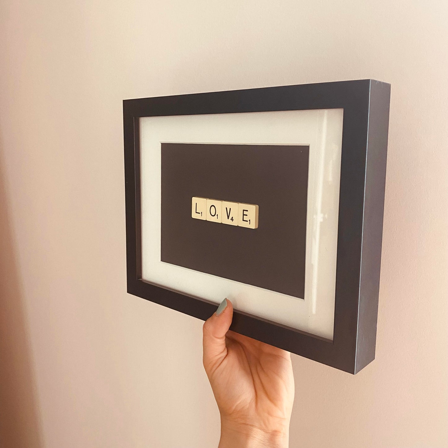 Encadrement Scrabble - Love - Les Choses Particulières