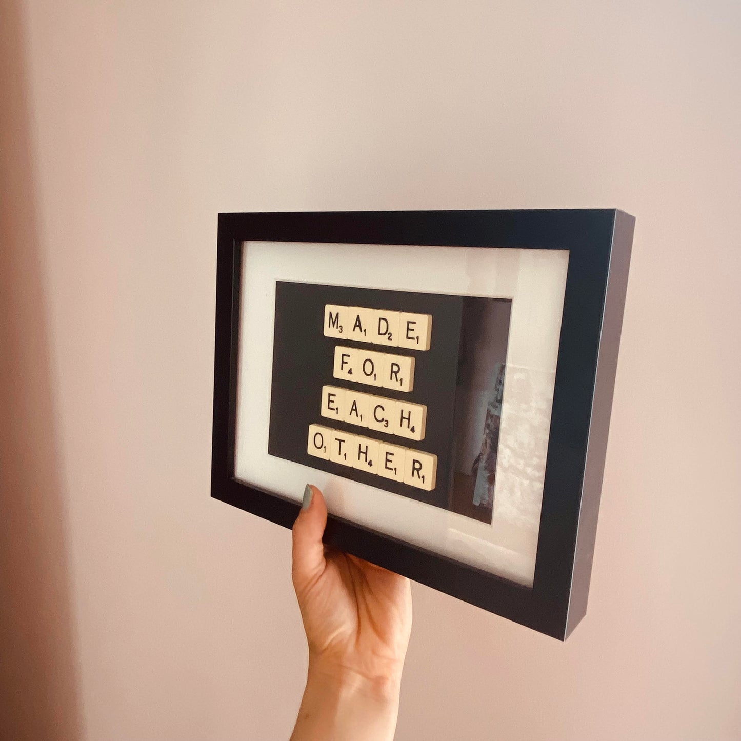 Encadrement Scrabble - Made for each other - Les Choses Particulières