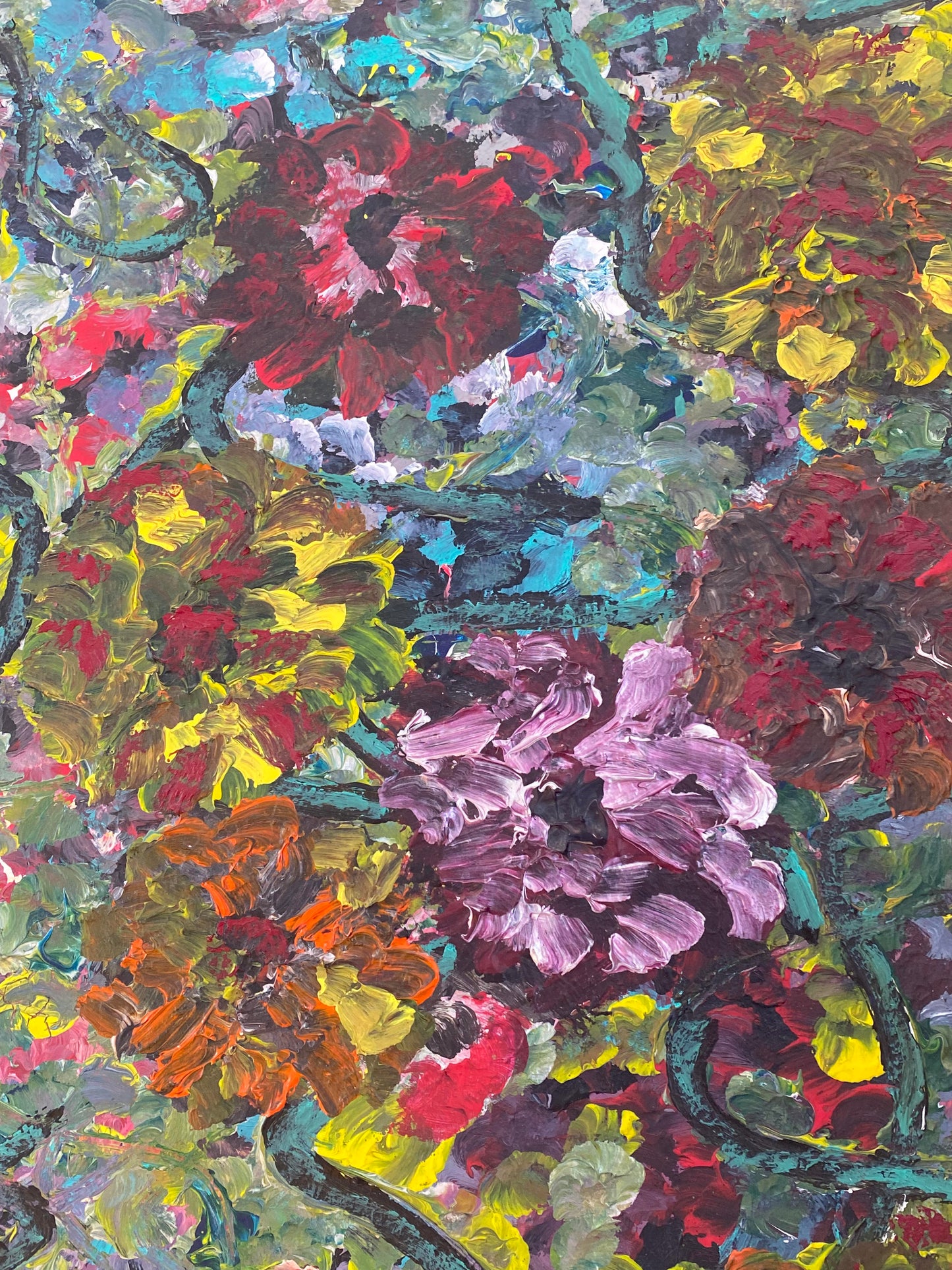 Tableau Wall of Flowers - Les Choses Particulières