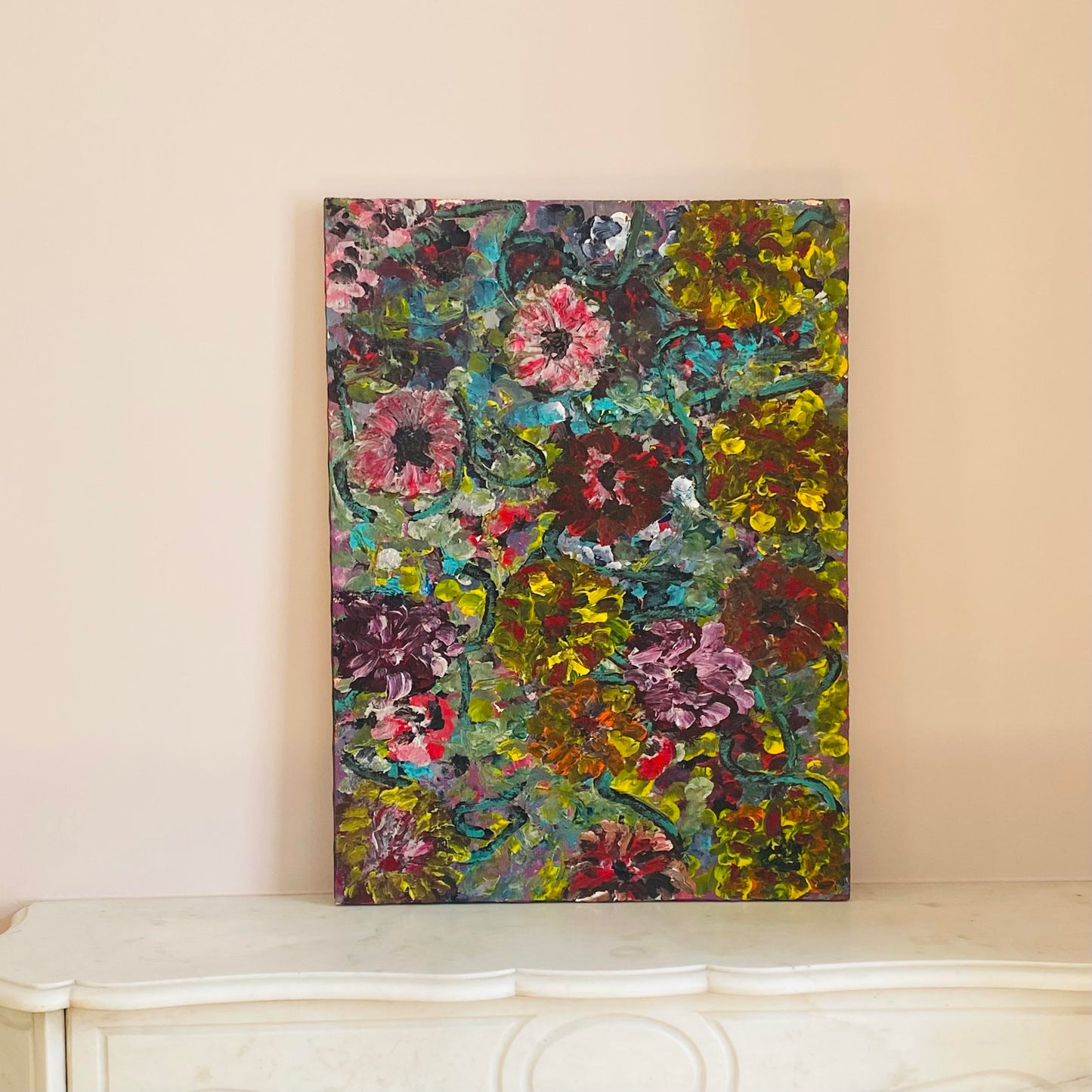 Tableau Wall of Flowers - Les Choses Particulières